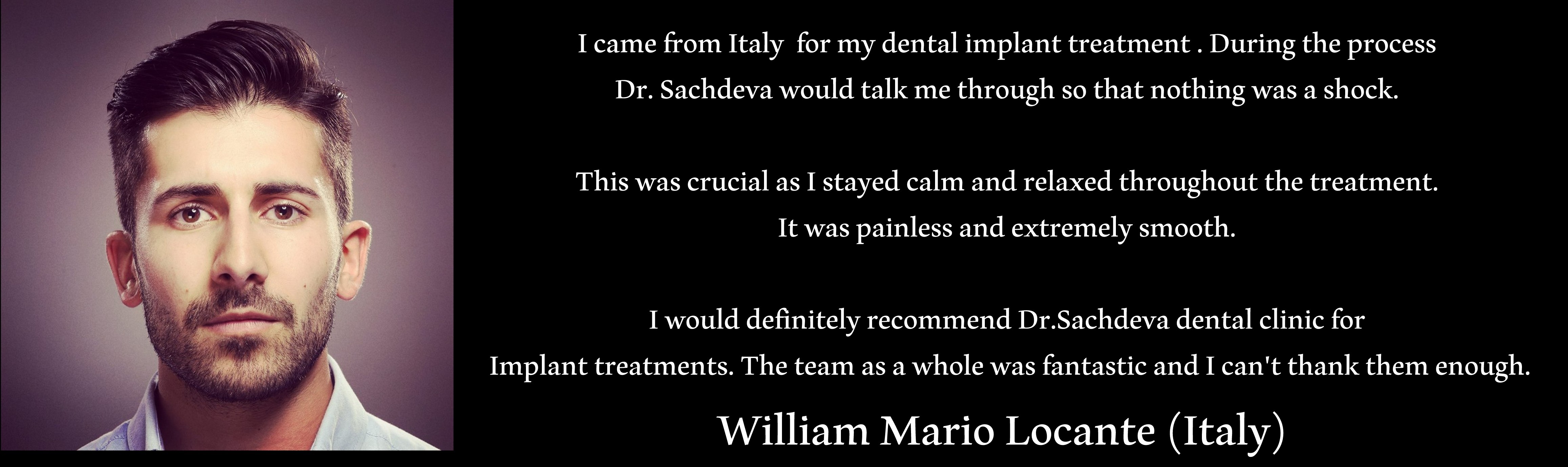 Dental Clinic in India, Dental Clinic Delhi, Patient Testimonial